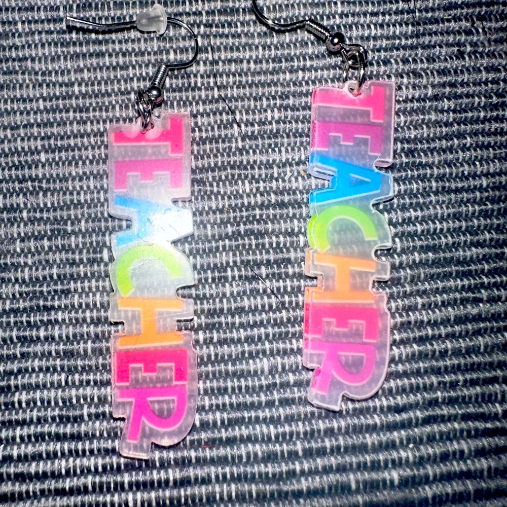 Teacher earrings